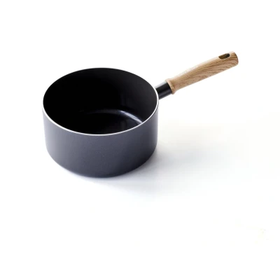 Afbeelding van GreenChef Vintage steelpan 20cm/3.1L zwart inductie PFAS vrij