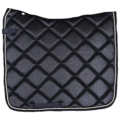 Afbeelding van HB Zadeldekje Sparkling Glitter Dressuur Navy Full Agradi.be