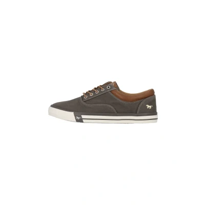 Afbeelding van Mustang Sneakers laag, Heren, Maat: 43, Grau dunkelgrau Textiel