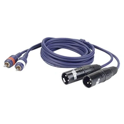 Afbeelding van Dap FL26 2x RCA Male XLR 3 Meter