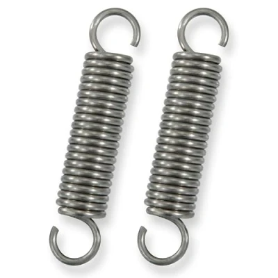 Afbeelding van GUNGY Trekveren 70 mm trekveer dubbele roestvrijstalen haak, draaddiameter 2,2 mm, buitendiameter, 15 schot, 11,8 kg, 2 stuks