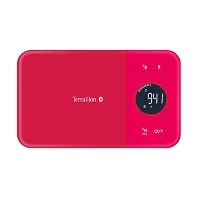 Image de Balance de cuisine connectée Terraillon Nutritab Fuchsia