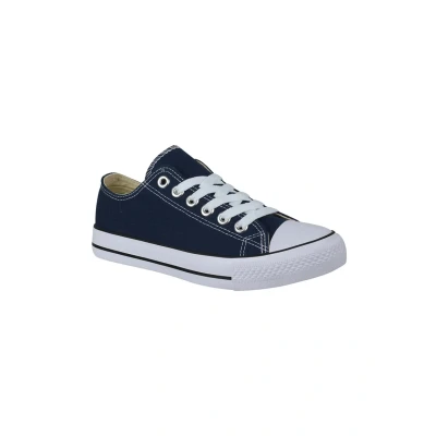 Afbeelding van Elara Uniseks lage sneakers, Donkerblauw Nizza