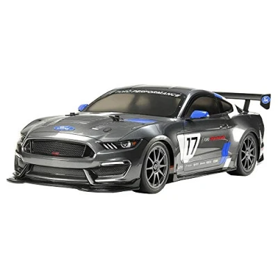 Image de Tamiya TT 02 Ford Mustang GT4 brushed 1:10 Auto RC électrique Voiture de tourisme 4 roues motrices (4WD) kit à monter