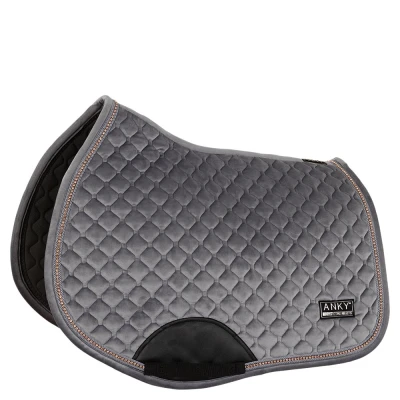 Image de ANKY Tapis de Selle Velvet Stones Saut Steel Grey Full