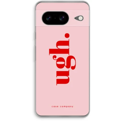 Afbeelding van Case Company® hoesje geschikt voor Google Pixel 8 Ugh Soft Cover Telefoonhoesje Bescherming aan alle Kanten en Schermrand