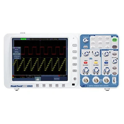 Afbeelding van Peaktech 1260 oscilloscoop 200 MHz 2 kanaals GSa/s