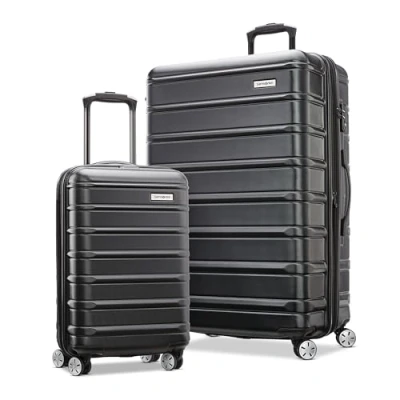 Afbeelding van Samsonite Omni 2 Uittrekbare hardcase koffer met zwenkwielen, Zwart &#039;s nachts., zwenkwielen