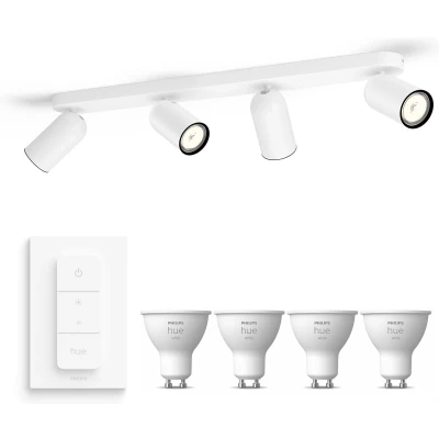 Afbeelding van Philips Pongee Opbouwspot Wit 4 Lichtpunten