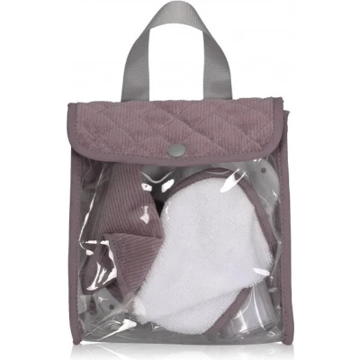 Afbeelding van Mama memo poppenvoedingsset corduroy lila