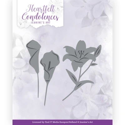 Afbeelding van Dies Amy Design Jeanine&#039;s Art Heartfelt Condolences Lily