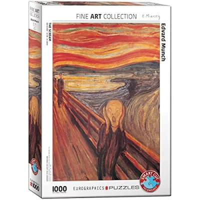 Image de Puzzle Eurographics Edvard Munch : Der Schrei, 1000 pièces