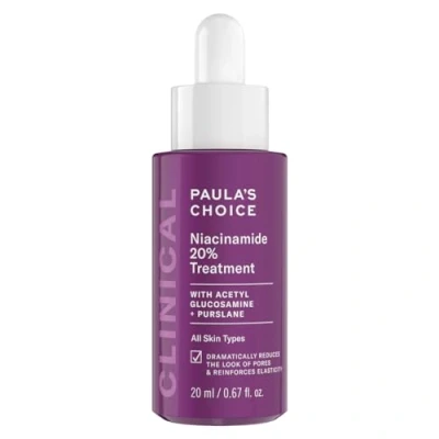 Afbeelding van Paula&#039;s Choice CLINICAL Behandeling 20% niacinamide gezichtsserum vermindert vergrote poriën en bruine vlekken met vitamine C verzorging voor alle huidtypes 20 ml
