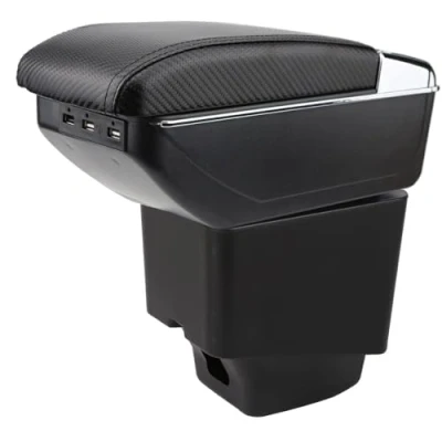 Afbeelding van YJYWZH Armsteun Compatibel met Renault Captur Kaptur 2014 2018 Auto Opbergdoos Bekerhouder Asbak Binnen