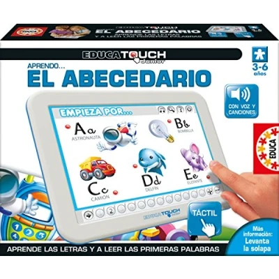 Afbeelding van Educa Borrás Touch Junior Aprendo El Abecedario 29 15435 tablet om het alfabet te leren