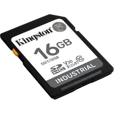 Image de Kingston Industrial Carte mémoire flash 16 Go A1 / Video Class V30 UHS I U3 Class10 microSDHC