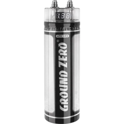 Afbeelding van Ground Zero GZTC 1.0FX powercap 1.0 farad wit led display