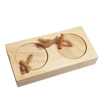 Afbeelding van Duvo+ Houten Sniffle `n Snack Puzzle Cas Speelgoed 12x6x2.5 cm