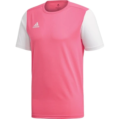 Afbeelding van adidas Estro 19 Sportshirt Maat XL Mannen roze/wit