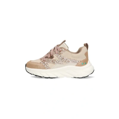 Afbeelding van BunniesJR 225843 974 Meisjes Lage Sneakers Roze Leer Veters