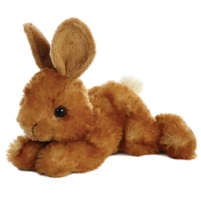 Afbeelding van Aurora Knuffel Mini Flopsie Bitty Konijn Bruin 20,5 Cm