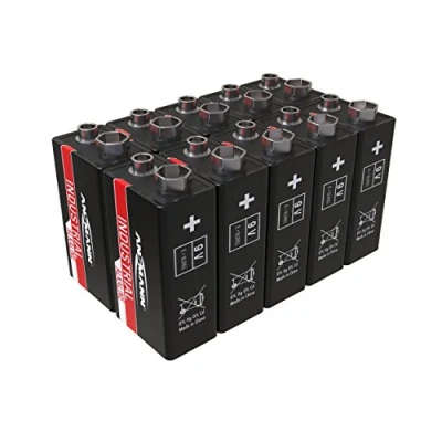 Afbeelding van Ansmann Industrial 9V batterij (blok) Alkaline 9 V 10 stuk(s)