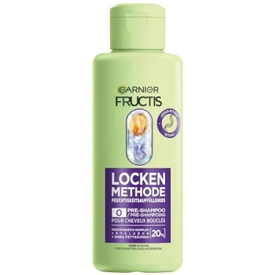 Afbeelding van Garnier Vochtinbrengende voorshampoo voor alle soorten krullen, herstelt en revitaliseert, met hyaluronzuur shea vetzuren, veganistisch, siliconenvrij, Fructis krulmethode, 1
