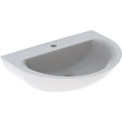 Afbeelding van Geberit Renova wastafel 70 cm met kraangat zonder overloop, wit