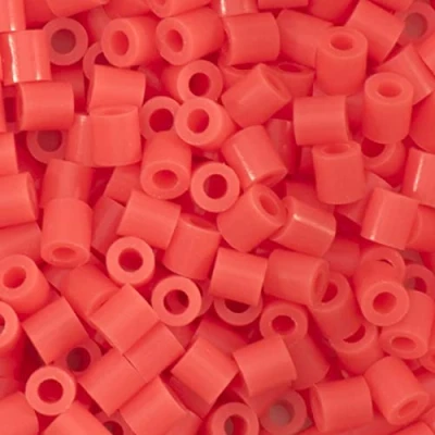 Afbeelding van Vaessen creatieve strijkkralen, vermiljoen, 1100 stukjes doe het zelf set voor kinderen, sieraden maken, huisdecoratie en andere knutselideeën, Plastic