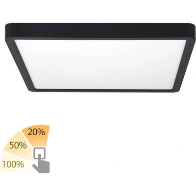Afbeelding van Highlight Plafondlamp Piatto 30 x cm 3 step DIM zwart