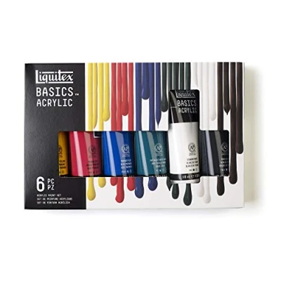 Afbeelding van LQX BASICS ACRYL SET 6 x 118 ml TBE ROW