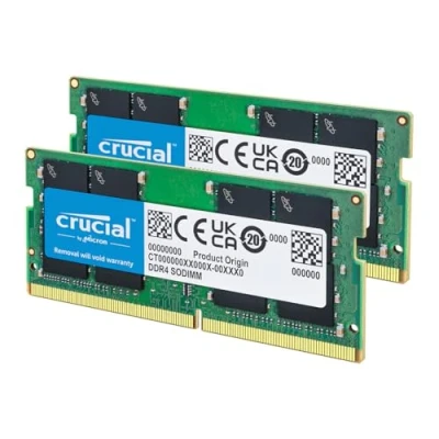 Afbeelding van Crucial CT2K16G4SFRA32A Werkgeheugenset voor laptop DDR4 32 GB 2 x 16 3200 MHz 260 pins SO DIMM CL22