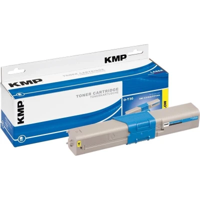 Afbeelding van KMP Toner vervangt OKI 44469704 Compatibel Geel 2000 bladzijden O T30 1333,0009