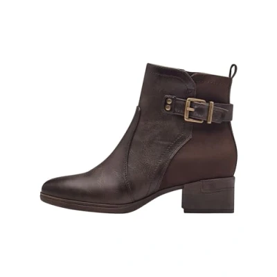 Afbeelding van Jana Dames Enkellaars 25374 304 Bruin Wijdte H Maat 37