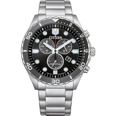 Afbeelding van Citizen OF Sporty Aqua AT2568 82E Horloge Staal Zilverkleurig Ø 43 mm