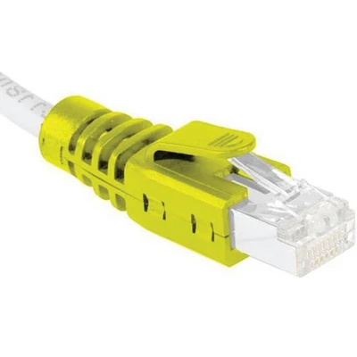 Afbeelding van Exertis Connect kabelbuigreliëf Voor RJ45 plug, 10 stuks, Geel het positioneren van de na (Gereedschap), Kabelaccessoires,