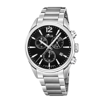 Afbeelding van Lotus Chronograaf, Heren, Maat: One Size, Black