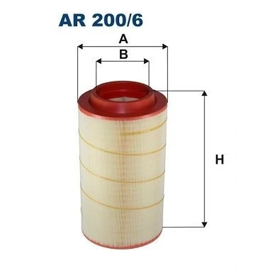 Afbeelding van FILTRON AR 200/6 Luchtfilter 403 220 Filter insert
