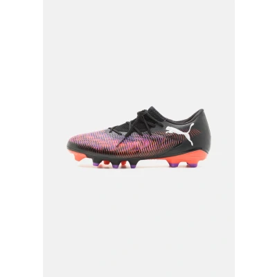 Afbeelding van Puma Future 8 Match LOW FG/AG Voetbalschoenen met kunststof noppen, Heren, Maat: 44.5, Black/white/glowing red Textiel/ synthetisch