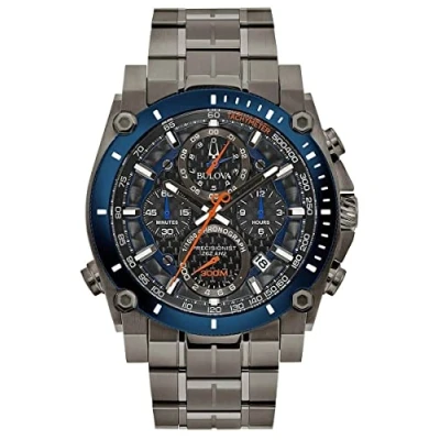 Afbeelding van Bulova Precisionist 98B343 Horloge Staal Grijs Ø 45 mm