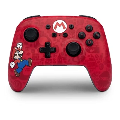 Afbeelding van Gaming afstandsbediending Powera Switch ENHANCED Rood Nintendo Bluetooth 5.0