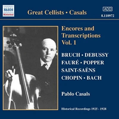 Afbeelding van Pablo Casals Encores And Transcriptions Volume 1 (CD)