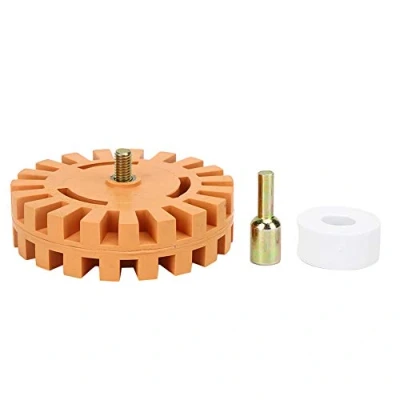 Afbeelding van Rubber Wiel, 10,7 cm, Auto Remover Decal, Gum Wheel voor Krassen 25mm Diameter