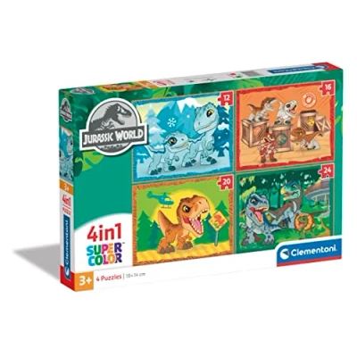 Afbeelding van Clementoni Legpuzzel 4in1 Jurassic World