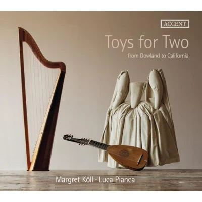 Afbeelding van Margret Koll Luca Pianca Toys For Two From Dowland To California (CD)