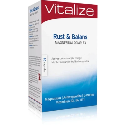 Afbeelding van Vitalize Magnesium Relax Balance Capsules 60CP