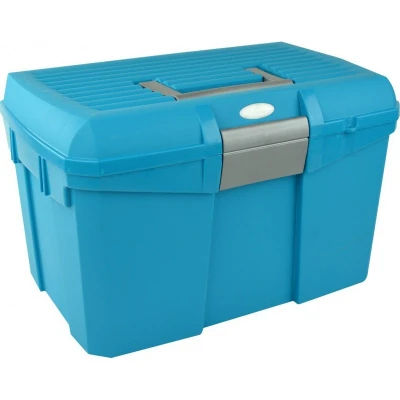 Image de Hippotonic Malette de Pansage Turquoise/Gris 40x27,5x24,5cm
