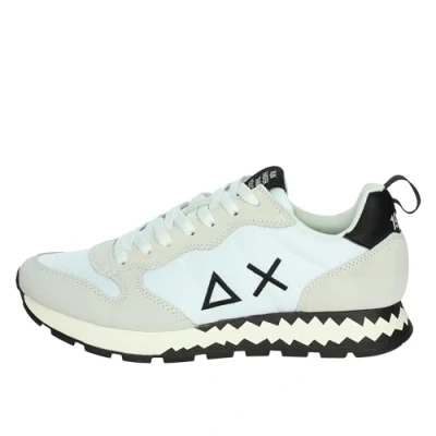 Afbeelding van SUN68 Tom Snake Heren Sneakers Schoenen Wit Z35104 01 Maat EU 45