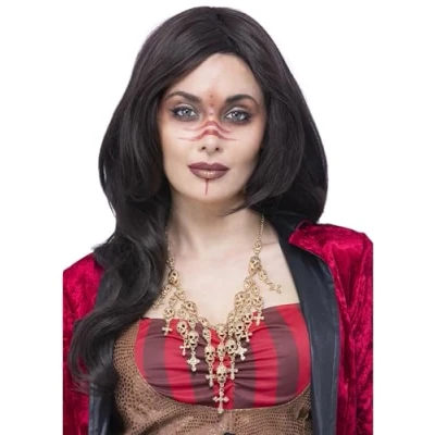 Afbeelding van Smiffy&#039;s Halloween Kostuum Schedelverzamelaar Piraat Voodoo Ketting Goud Verkleedkleding