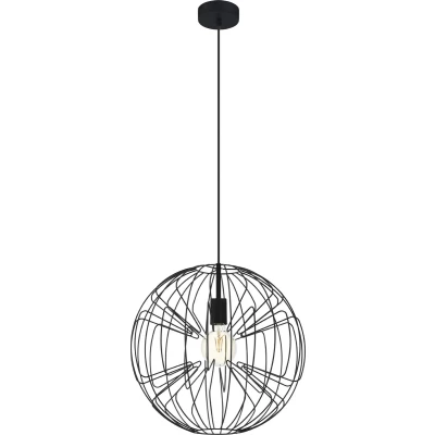 Afbeelding van EGLO Okinzuri 1 Hanglamp E27 Ø 45 cm Zwart